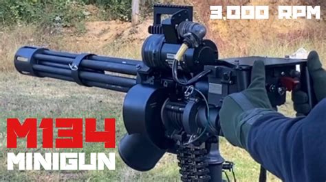 How fast does M134 shoot?