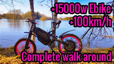 How fast is a 15000w ebike?