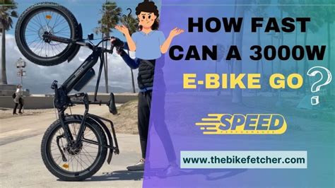 How fast is a 3000w eBike?