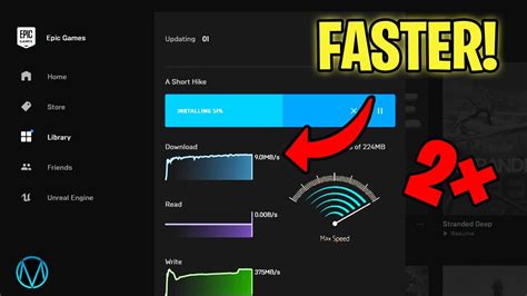 How fast should a game download?