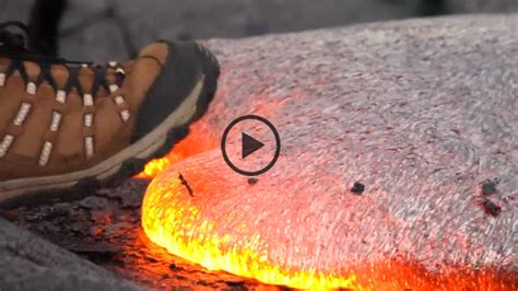 How fast would lava melt you?