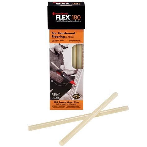 How flexible is hot glue?