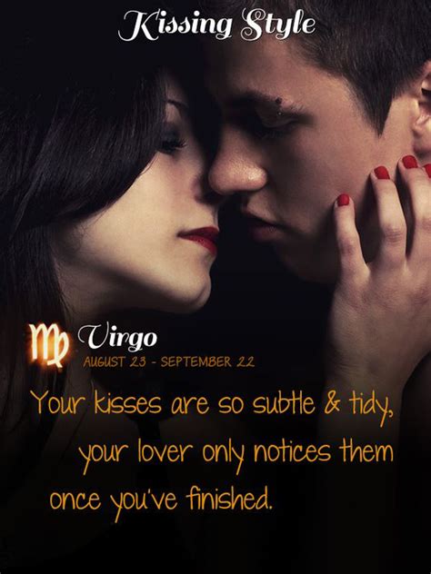How good are Virgos at kissing?