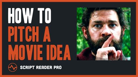 How hard is it to pitch a movie idea?