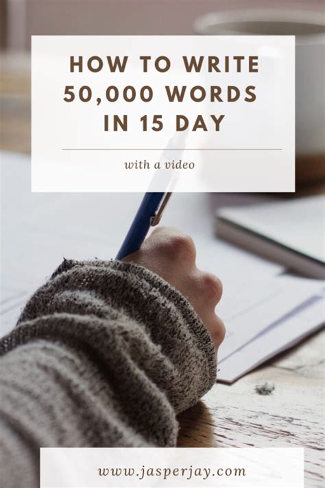 How hard is it to write 50,000 words?