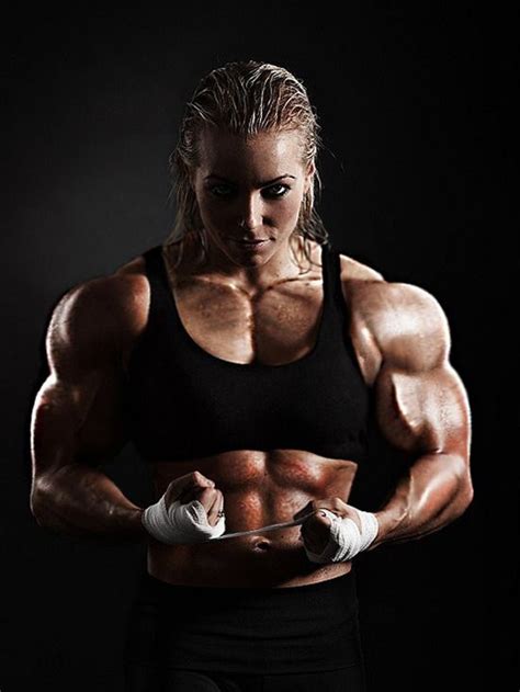 How heavy is a muscular woman?