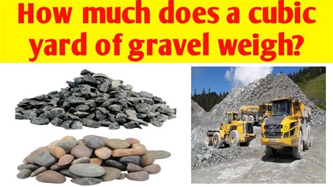 How heavy is a yard of gravel?