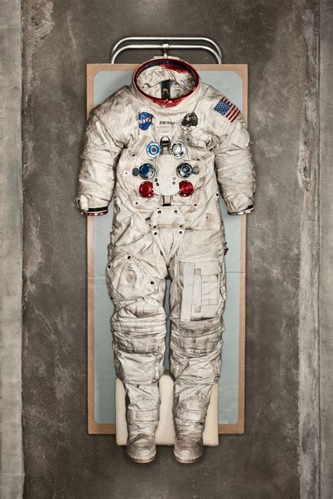 How heavy was Neil Armstrong's space suit?