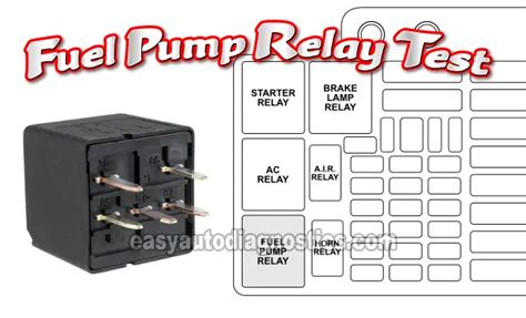 How hot should a fuel pump relay get?