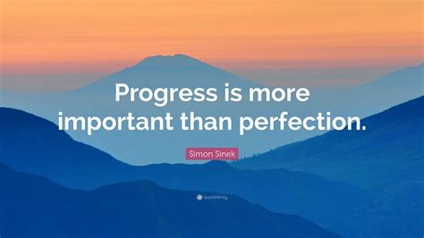 How important is progress in life?