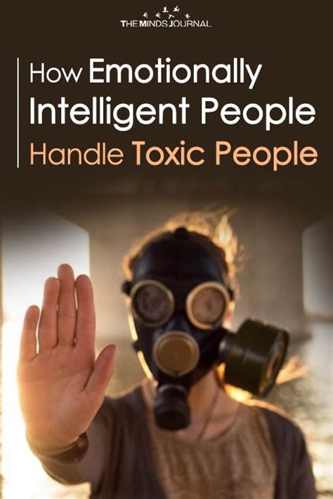 How intelligent people handle toxic people?