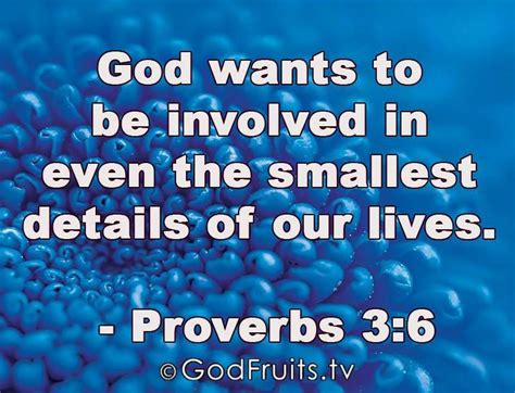 How involved is God in the details of your life?