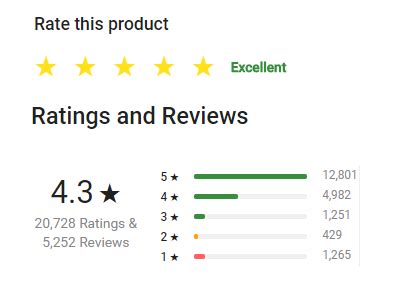 How is 5-star rating calculated?