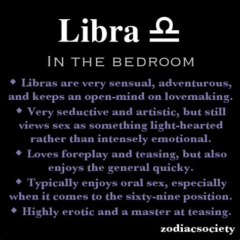 How is a Libra woman in bed?
