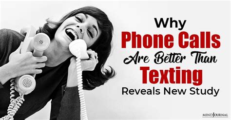 How is a call better than text?