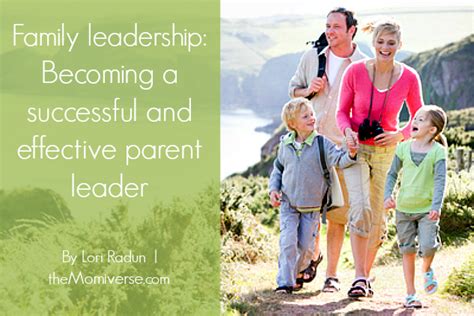 How is a parent a leader?