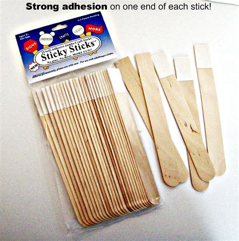 How is a stick sticky?