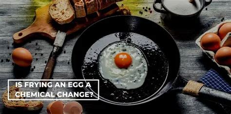 How is cooking an egg a physical change?