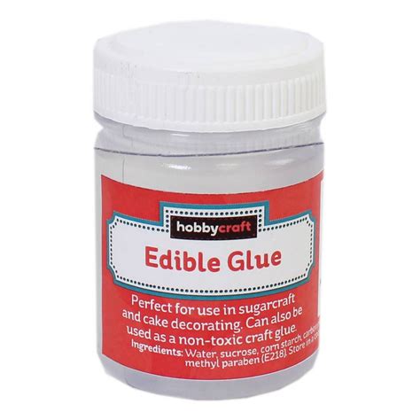 How is edible glue made?