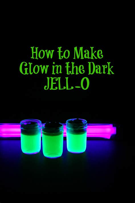 How is glow in the dark made?