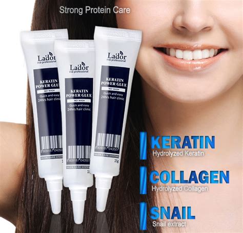 How is keratin glue made?