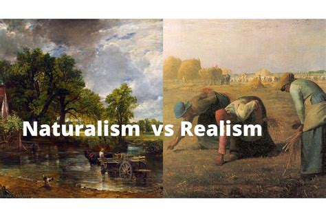 How is naturalism different from realism painting?