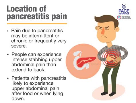 How is pancreas pain felt?