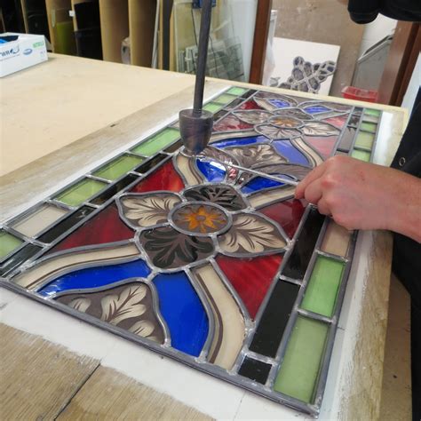 How is stained glass made?