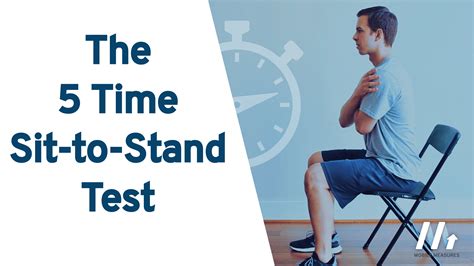 How is the 5 time sit to stand test scored?