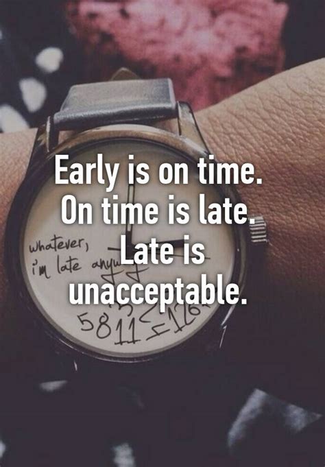 How late is unacceptable for a date?
