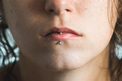 How likely is a lip piercing to get infected?