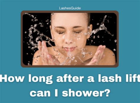 How long after glue can I shower?