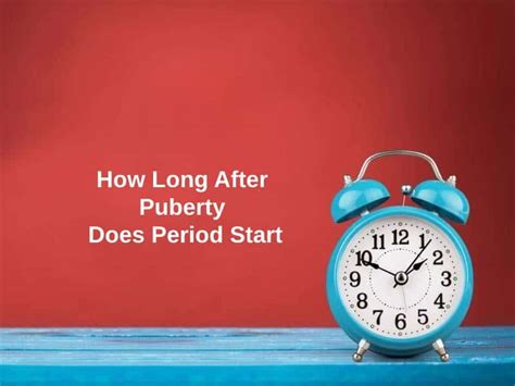 How long after pubic hair appears does period start?