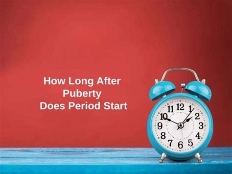 How long after pubic hair does a period start?