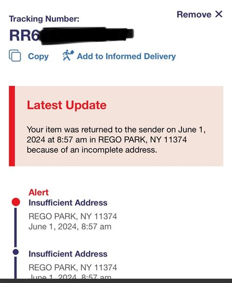 How long before a package is returned to sender?