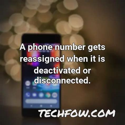 How long before an old phone number is reassigned?