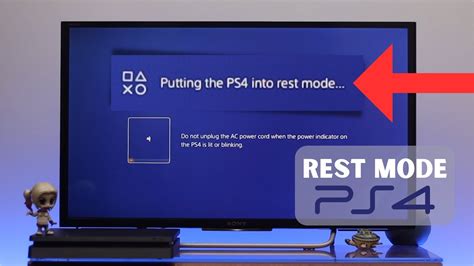 How long can a PS4 be in rest mode?
