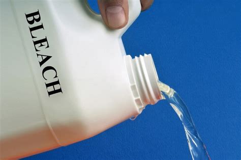 How long can bleach stay on surface?