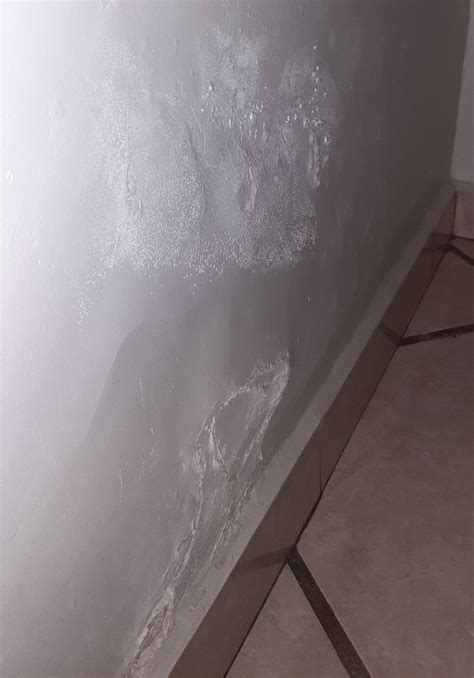 How long can moisture stay in walls?