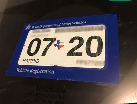 How long can you go with an expired registration in Texas?