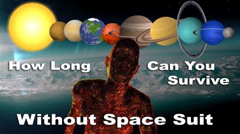 How long can you survive in space without a suit?