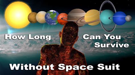 How long could you survive in space without a spacesuit?