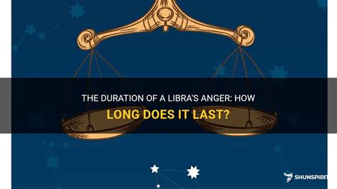 How long do Libras stay mad?