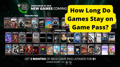 How long do Xbox Gamepasses last?