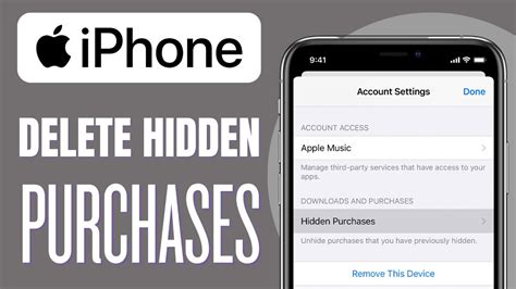 How long do hidden purchases last on iPhone?