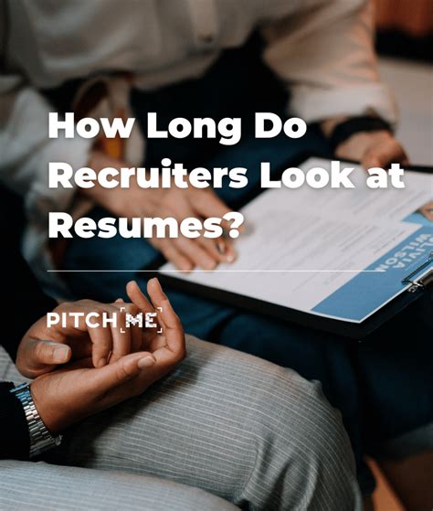 How long do recruiters look at portfolio?