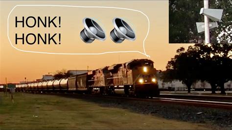 How long do trains honk?