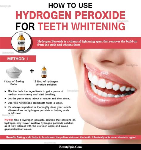 How long do you leave 3% peroxide on your teeth?