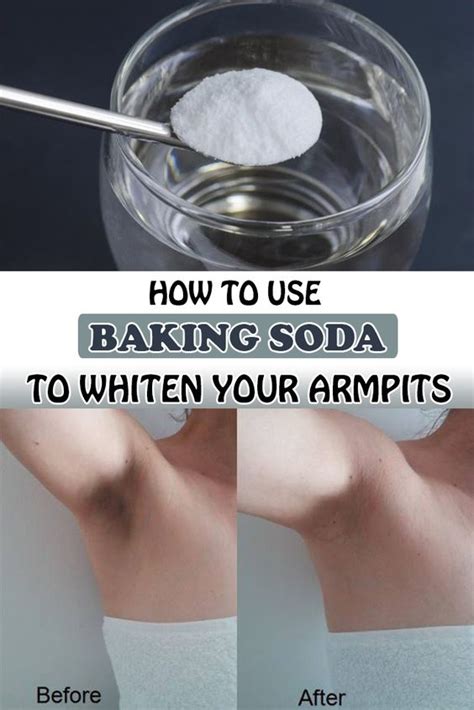 How long do you leave baking soda on your armpits?