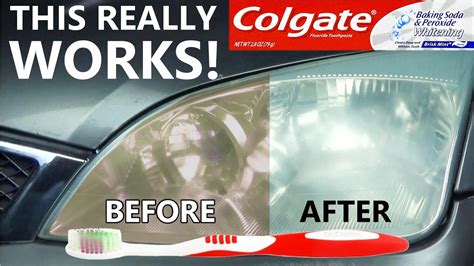 How long do you leave toothpaste on your headlights?